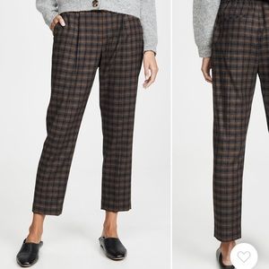 Wool Plaid Pants from Vince